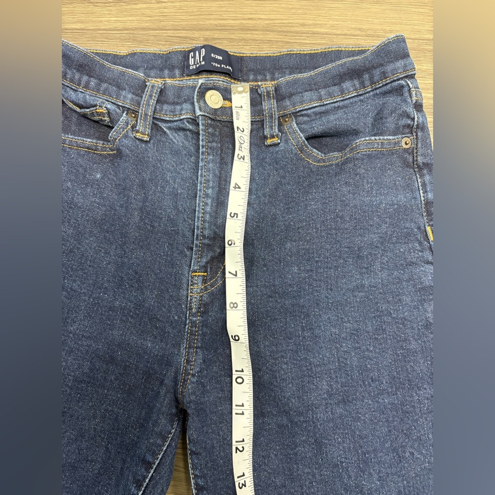 GAP Denim 70’s Flare Jeans Size 8 / 29 - Picture 3 of 8